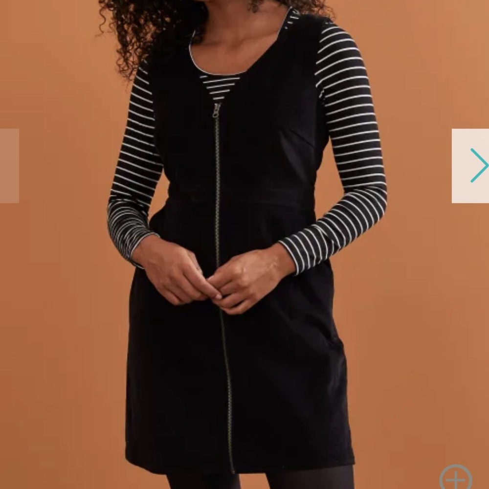 Bravissimo Black Pinafore Dress